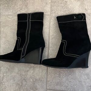 Women’s Black Wedge Boots
